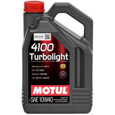 Моторна олива MOTUL 4100 Turbolight SAE 10W40 (4L) Моторна олива MOTUL 4100 Turbolight SAE 10W40 (4L)