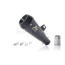 Глушник прямоток #H1 "AKRAPOVIC" (чорний)