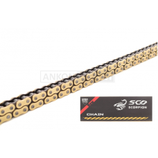 Ланцюг трансмісії 428H‑118L ZS125/150 "SCORPION" (GOLD/BLACK)