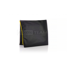 Чохол сидіння Yamaha AEROX чорний, жовтий кант "JD"