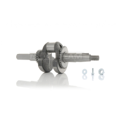 Колінвал м/б 168F під шпонку 20mm +гайка, шпонка