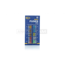 Набір запобіжників EURO 5/7.5/10/15/20/25/30A 10шт "SCT" НІМЕЧЧИНА (FUSES ATS) #9503