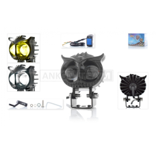 Фара додаткова діодна пугач, 65‑53mm, 9‑60V, IP67, біле/жовте світло #LPS‑814‑PRO "LIPAI"