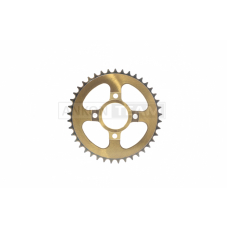Зірка трансмісії задня 520‑43T 4x65‑90, d‑58 (Enduro CB/CG250) "JSBM" (gold/black)
