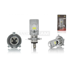 Лампа фари діодна H4 12V 35/35W 2 кристали, D27 #2178 "LIPAI"