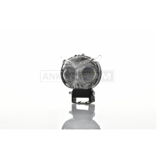Фара додаткова діодна, пугач, 67‑55mm, 9‑60V, IP67, біле/жовте світло, мультирежим
