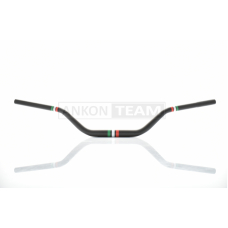 Кермо мото d22‑28‑22, L800, h100 алюміній (#Italy, чорний)