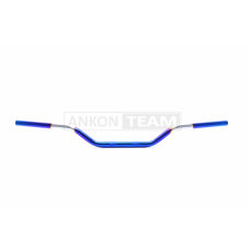 Кермо мото d22‑22‑22, L800, h80 сталь "JSBM" (#Plasma, синій/хром)