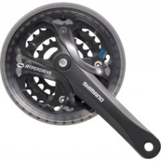 Шатуни Shimano FC-M361, 175мм, 48X38X28 захист зірок