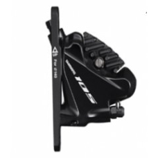 Каліпер гідравл диск гальм Shimano BR-R7070-F, 105, FLAT MOUNT передній адаптер 140/160мм, колодка L03A RESIN PAD(W/FIN)