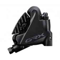 Каліпер гідравл диск гальм Shimano BR-RX400, GRX, задній FLAT MOUNT, болт 25MM, без адаптера, колодка L03A RESIN PAD(W/FIN)