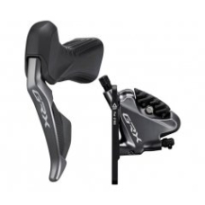 Гальмо гідравл диск Shimano RX815 GRX Di2, переднє (ліва гальм.ручка/шифтер ST-RX815 2-швидк, BR-RX810, гідроліния 1000мм)