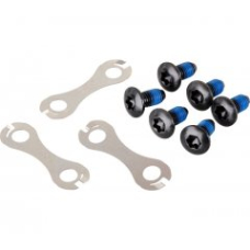 Фіксуючі гвинти і стопорні шайби Shimano монтажу 6-гв. ротора (6шт. комплект)
