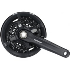 Шатуни Shimano FC-MT210-3, 175мм, 40X30X22, інтегрована вісь, захист зірок, без каретки
