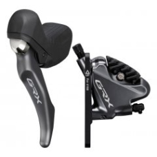 Гальмо гідравл диск Shimano RX810 GRX, переднє (ліва гальм. ручка/шифтер ST-RX810 2-швидк, BR-RX810, гідроліния 1000мм)