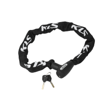 Замок ланцюговий під ключ KLS Chainlock 10 чорний 10x1000 мм