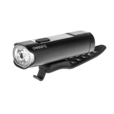 Велосипедна фара ONRIDE Rouse 20 (500 lm, 2400 mAh, Type-C), Power Bank, диспл. інд. заряду, алюм.