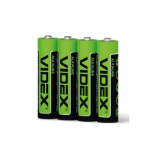 Батарейка лужна Videx LR03/AAA 4шт в упаковці