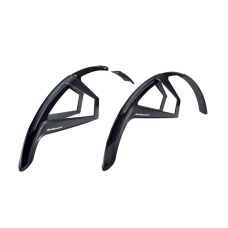 Комплект крил POLISPORT G-MUD GRAVEL 28" (переднє: 650х50; заднє: 720х50 мм) чорний