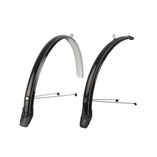 Комплект крил POLISPORT Towny 28" (розмір: переднє: 595х46; заднє: 715х46 мм) CITY/TRECKING чорний