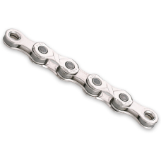 Ланцюг KMC e10 Silver 10 швидкостей 122 ланки срібний + замок