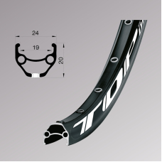 Обід Remerx TOP DISC RX 3019, 29'', 622x19, 32 отв., AV, пістонований, чорний анодований