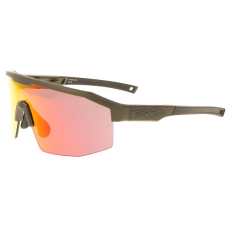 Окуляри R2 GAIN khaki (TR90), лінза red (HD), покриття black/red full revo, кат. 3