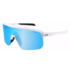Окуляри R2 FUSION white (shiny), лінза smoke (ice blue chrome) PC High contrast HD, кат. 2